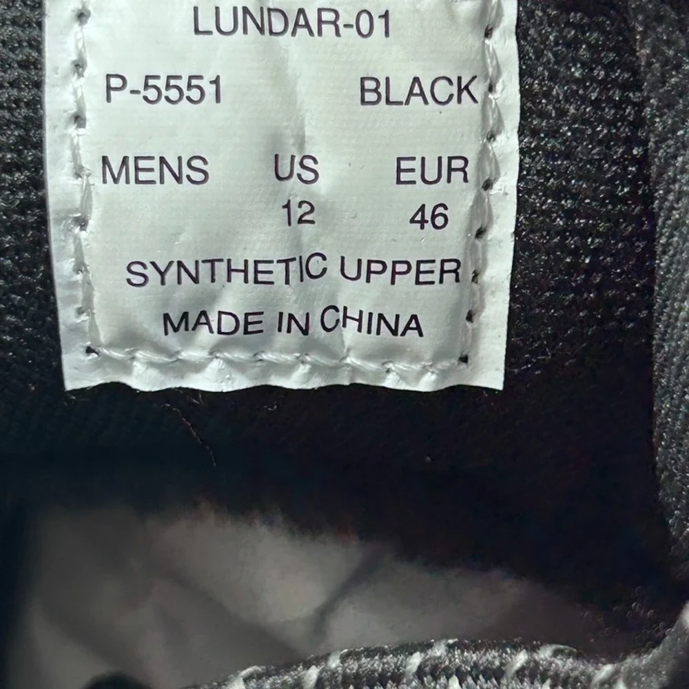 POLAR RANGE Men's Lundar Boots Black US 12 - No Box‎